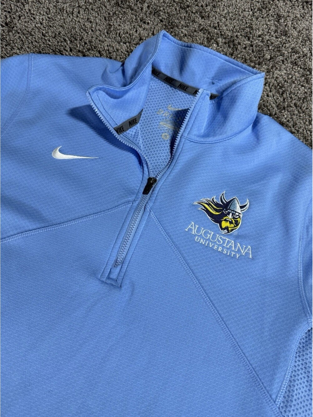 Nike Augustana University 1/4 Quarter Zip Pullover Long Sleeve Top Small